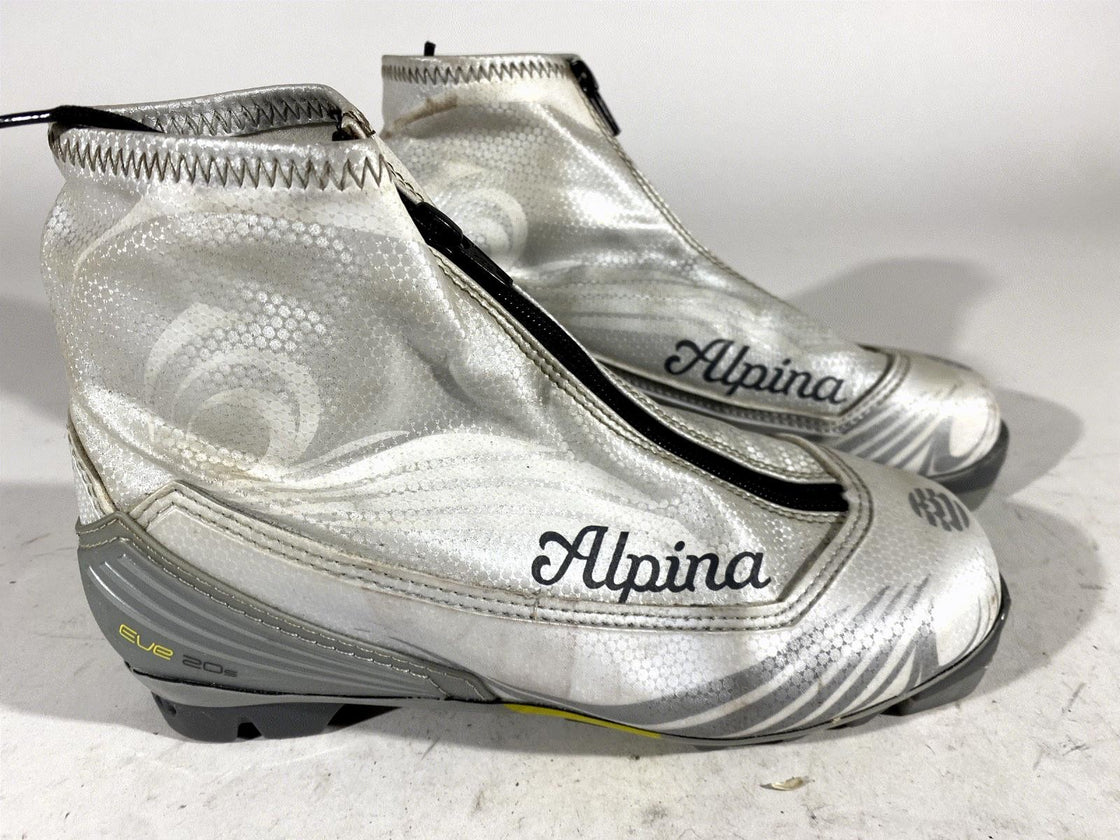 Alpina Eve20S Nordic Cross Country Ski Boots Size EU37 US5.5 for NNN 656