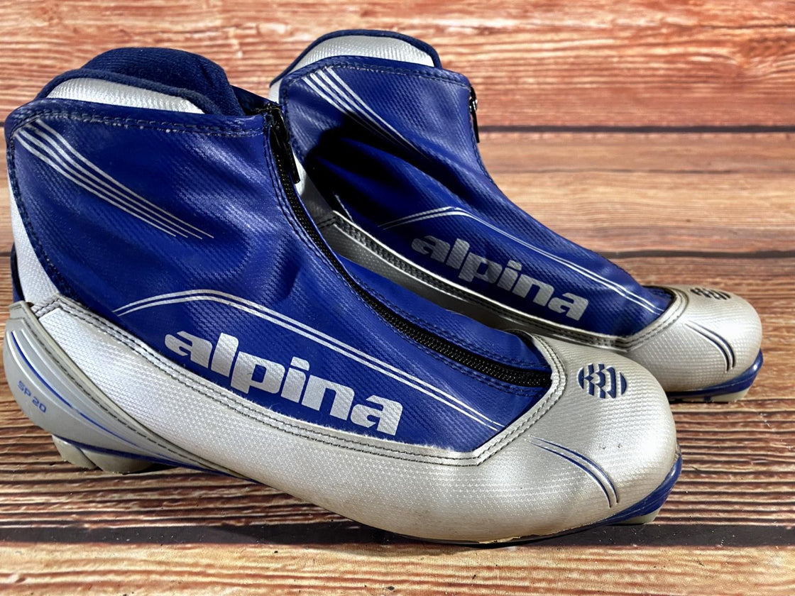Alpina SP20 Nordic Cross Country Ski Boots Size EU43 US9.5 for NNN 808