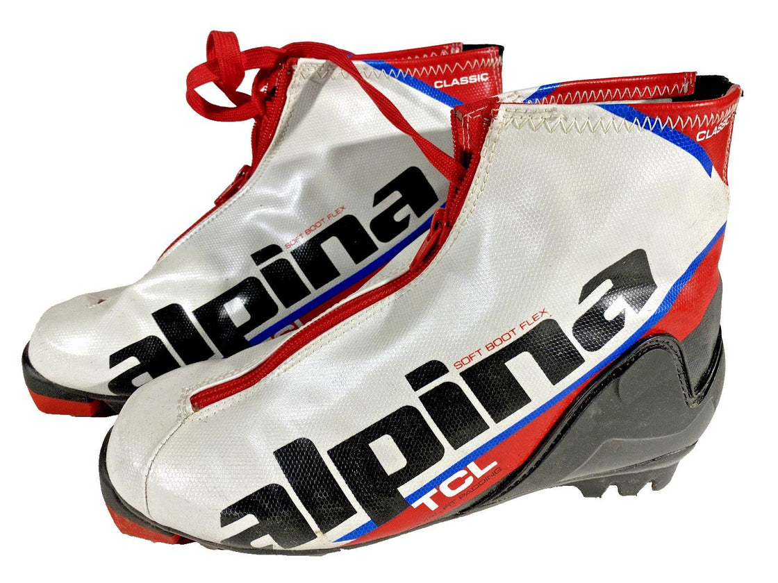 Alpina TCL Racing Nordic Cross Country Ski Boots Size EU39 US7 for NNN 2801