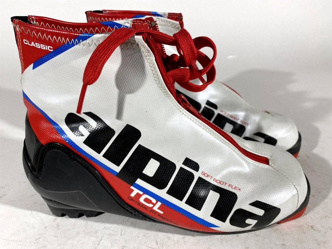 Alpina TCL Racing Nordic Cross Country Ski Boots Size EU39 US7 for NNN 2801