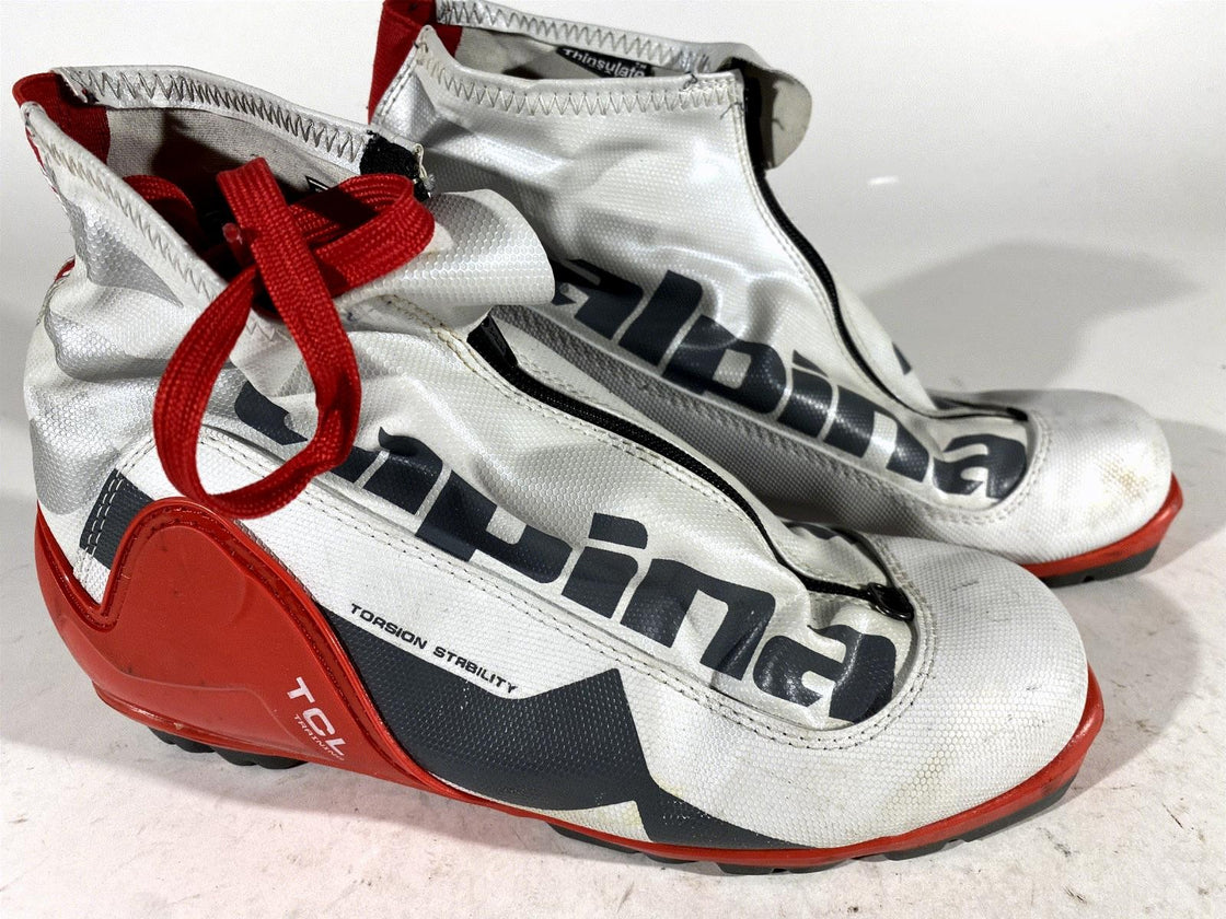 Alpina TCL Racing Nordic Cross Country Ski Boots Size EU42 US9 for NNN 1061
