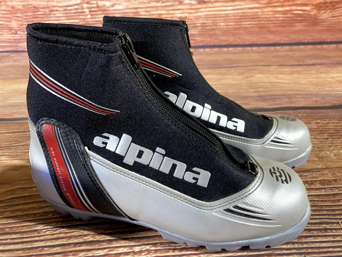Alpina ST10 Nordic Cross Country Ski Boots Size EU38 US6 for NNN 855