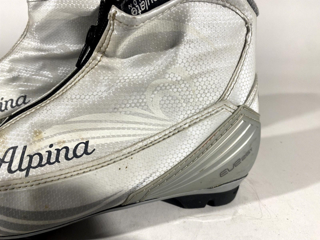 Alpina EVE25T Nordic Cross Country Ski Boots Size EU37 US6 for NNN 629