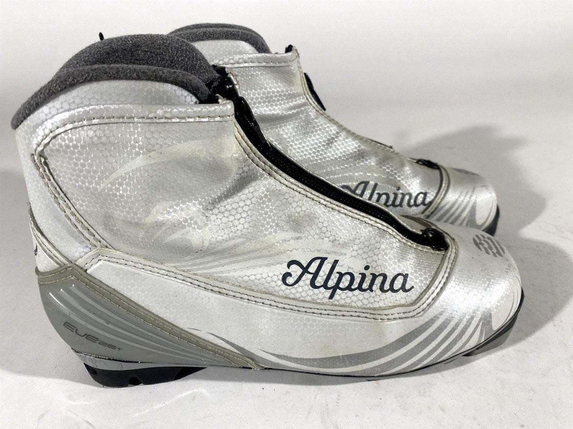 Alpina EVE25T Nordic Cross Country Ski Boots Size EU37 US6 for NNN 629