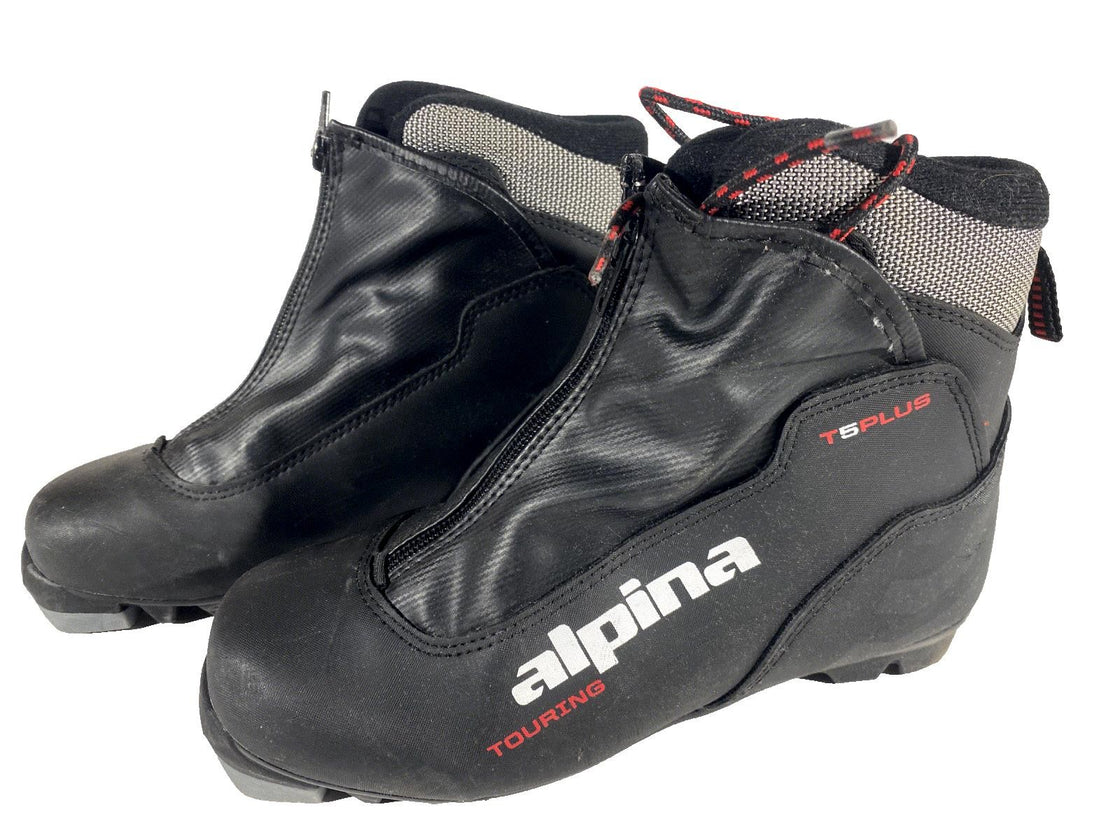 Alpina T5 Plus Nordic Cross Country Ski Boots Size EU37 US5 NNN bindings 988