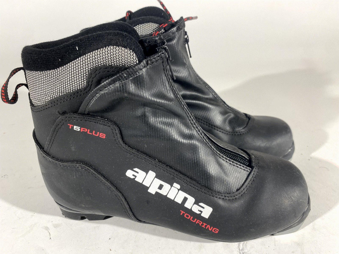 Alpina T5 Plus Nordic Cross Country Ski Boots Size EU37 US5 NNN bindings 988