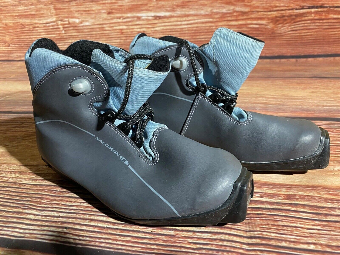 Salomon Nordic Cross Country Ski Boots Size EU38 US5.5 SNS Profil 2196