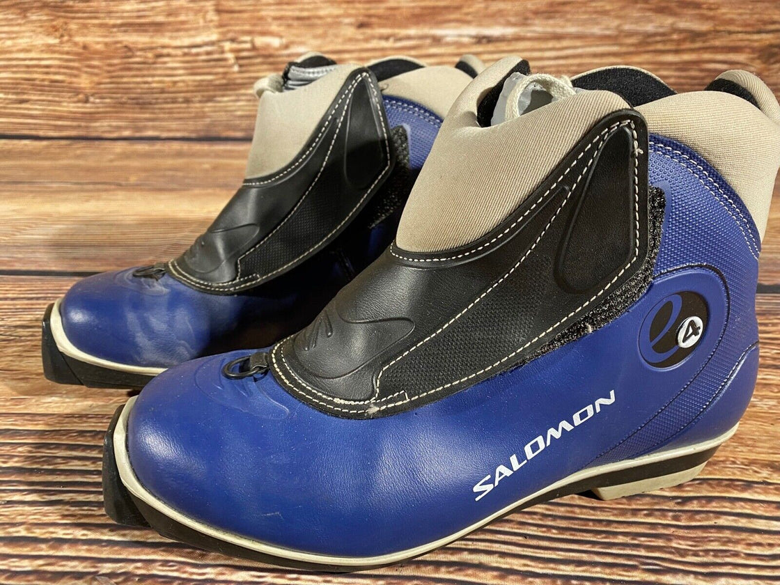 Salomon E4 Nordic Cross Country Ski Boots Size EU40 US6.5 SNS Profil 2106