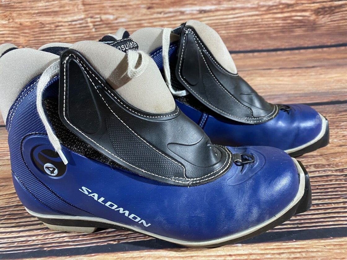 Salomon E4 Nordic Cross Country Ski Boots Size EU40 US6.5 SNS Profil 2106
