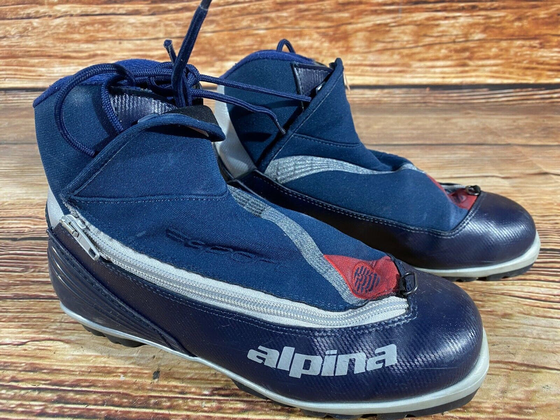 Alpina ST11 Nordic Cross Country Ski Boots Size EU40 for NNN bindings 3160