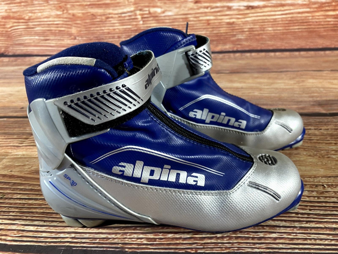 Alpina SP30 Nordic Cross Country Ski Boots Size EU40 US7.5 for NNN 2866