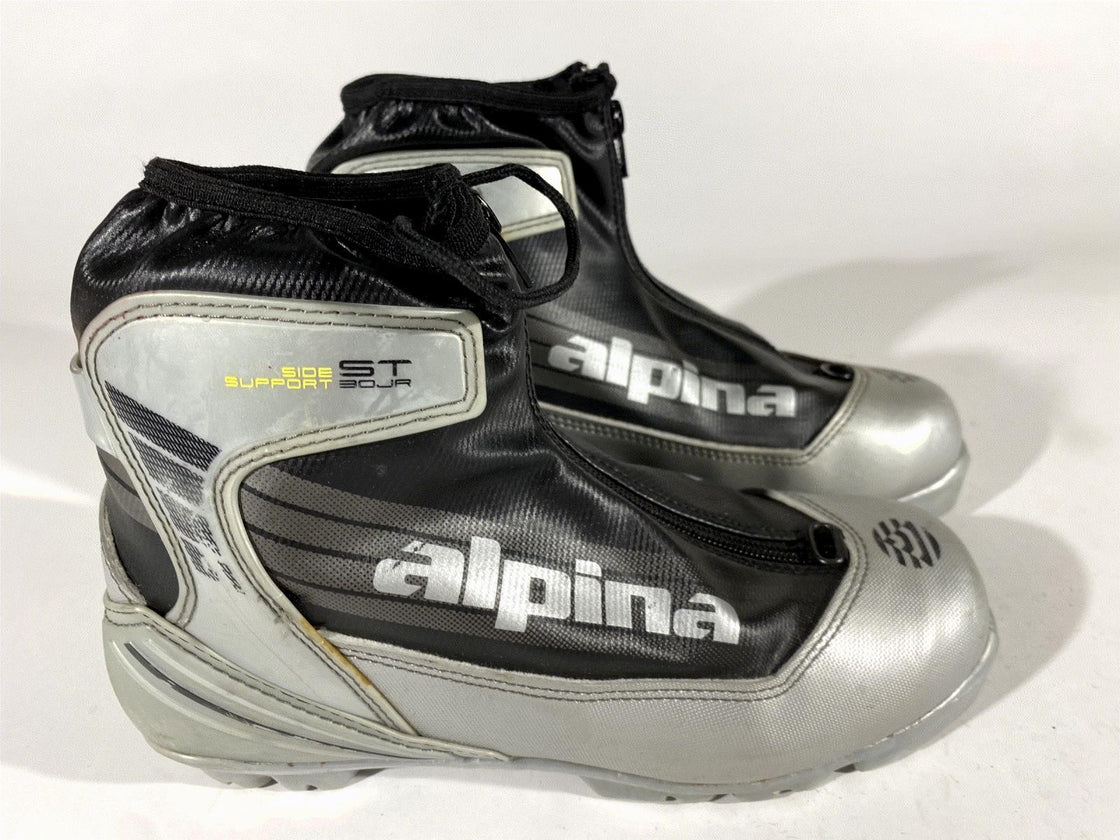 Alpina ST30jr Nordic Cross Country Ski Boots Size EU39 US7 for NNN 3005