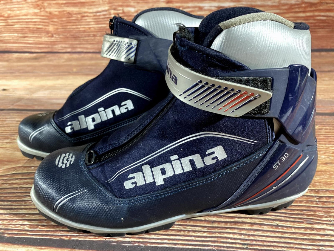 Alpina ST30 Nordic Cross Country Ski Boots Size EU42 US9 for NNN 3170