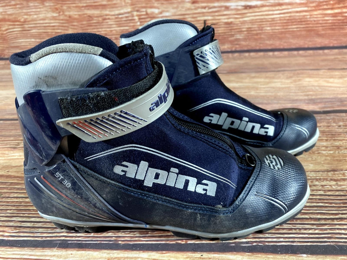 Alpina ST30 Nordic Cross Country Ski Boots Size EU42 US9 for NNN 3170
