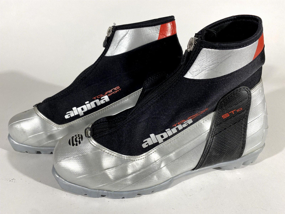 Alpina ST10 Cross Country Ski Boots Classic Size EU43 US9.5 NNN Rottefella 3111