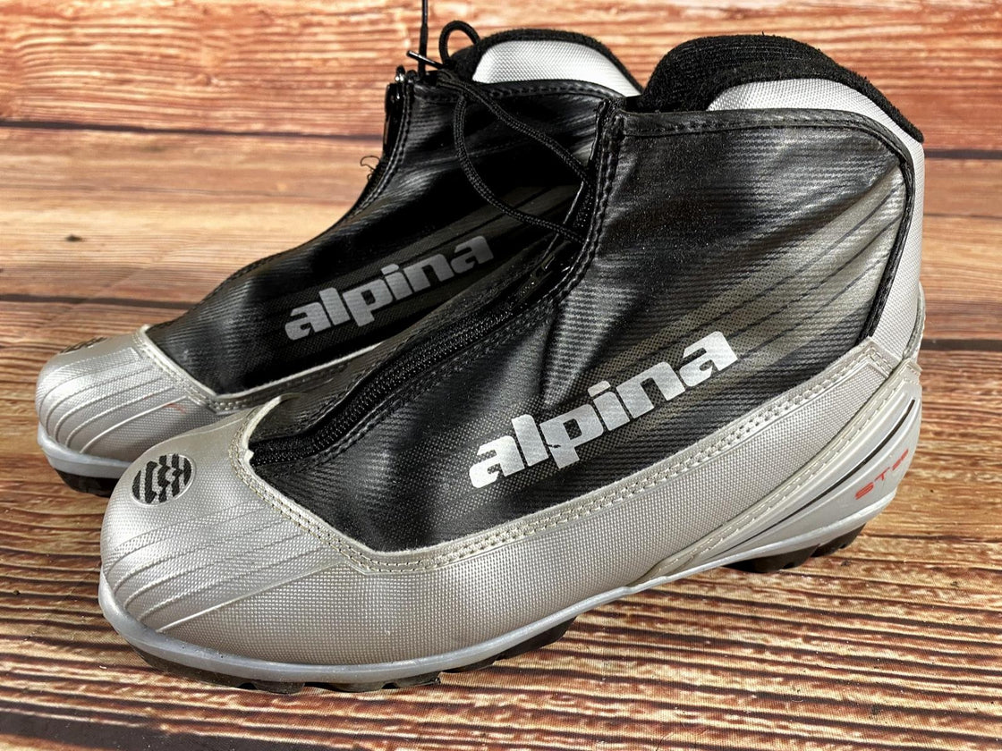 Alpina ST25 Nordic Cross Country Ski Boots Size EU40 US7.5 for NNN 3051