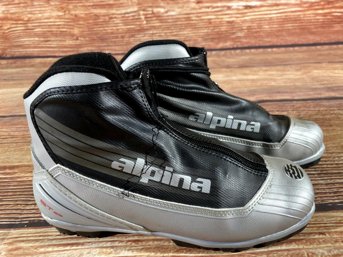 Alpina ST25 Nordic Cross Country Ski Boots Size EU40 US7.5 for NNN 3051