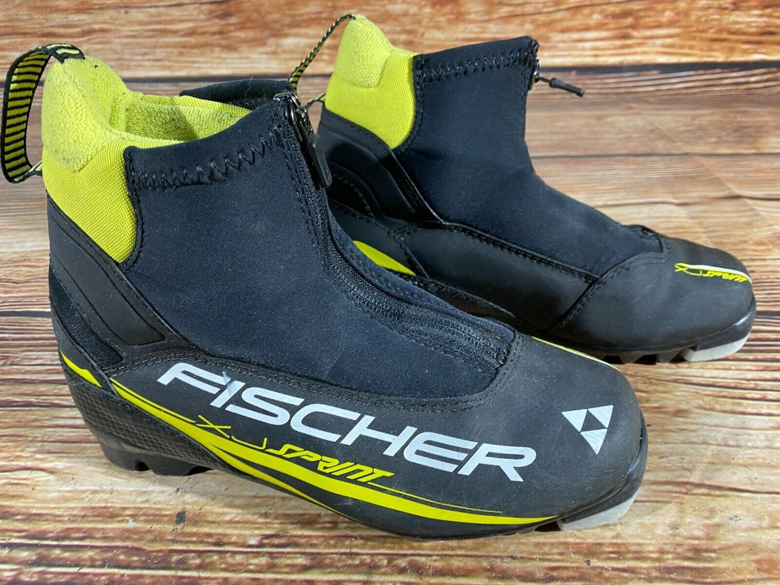 Fischer XJ Sprint Classic Nordic Cross Country Ski Boots Size EU37 US5 NNN 1288