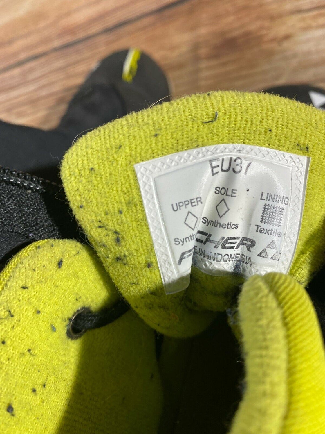 Fischer XJ Sprint Classic Nordic Cross Country Ski Boots Size EU37 US5 NNN 1288