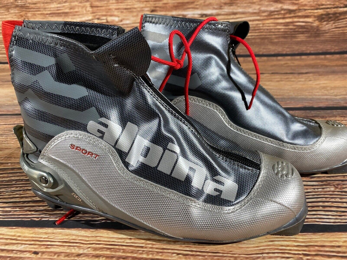 Alpina SCL Nordic Cross Country Ski Boots Size EU40 US7.5 for NNN 3135