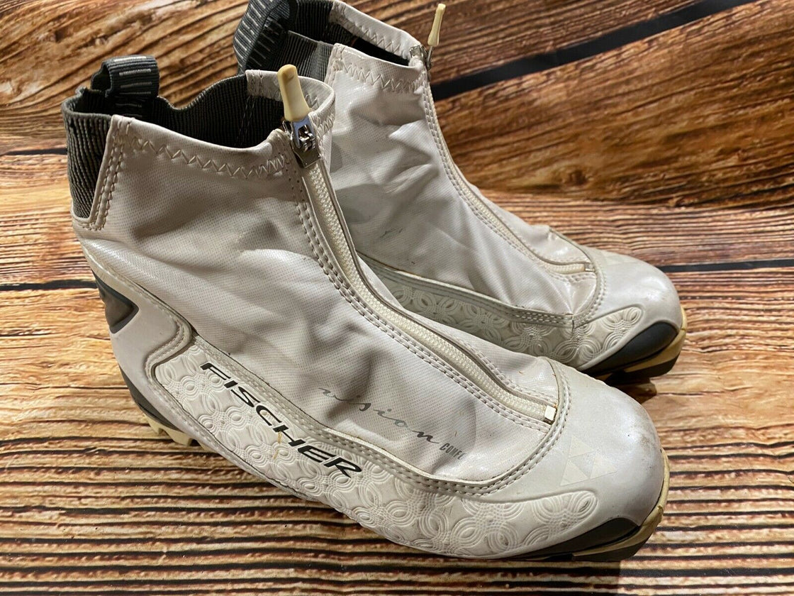 Fischer Vision Comfort Cross Country Ski Boots Combi Size EU38 US6 NNN 2466