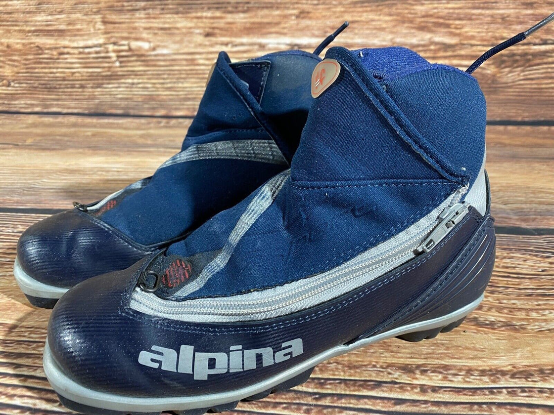 Alpina ST11 Nordic Cross Country Ski Boots Size EU38 US6 for NNN 810