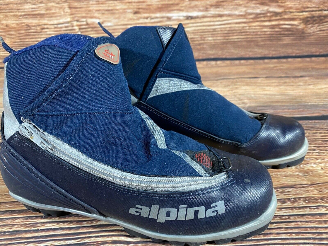Alpina ST11 Nordic Cross Country Ski Boots Size EU38 US6 for NNN 810