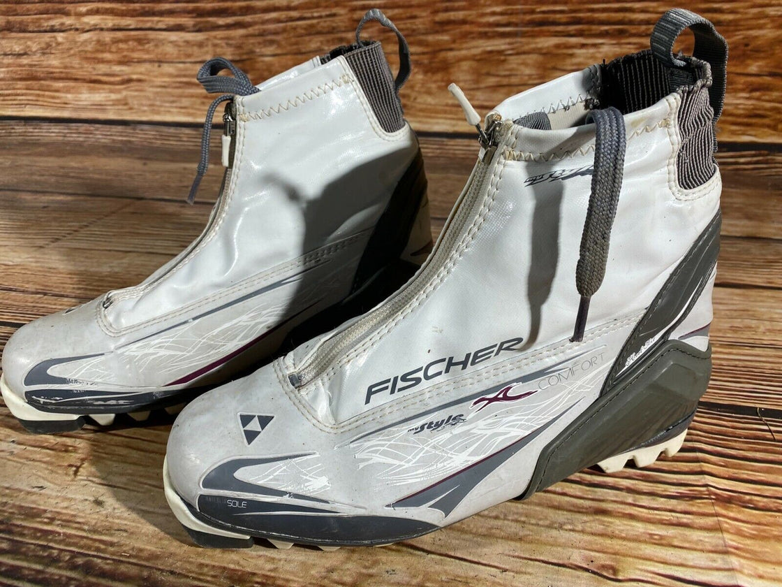 Fischer XC Comfort Nordic Cross Country Ski Boots Size EU40 US7.5 NNN 1557