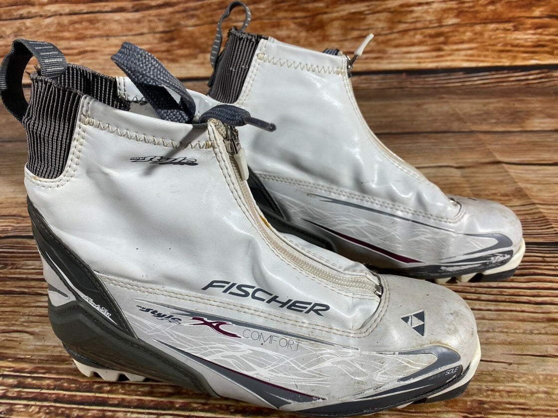 Fischer XC Comfort Nordic Cross Country Ski Boots Size EU40 US7.5 NNN 1557