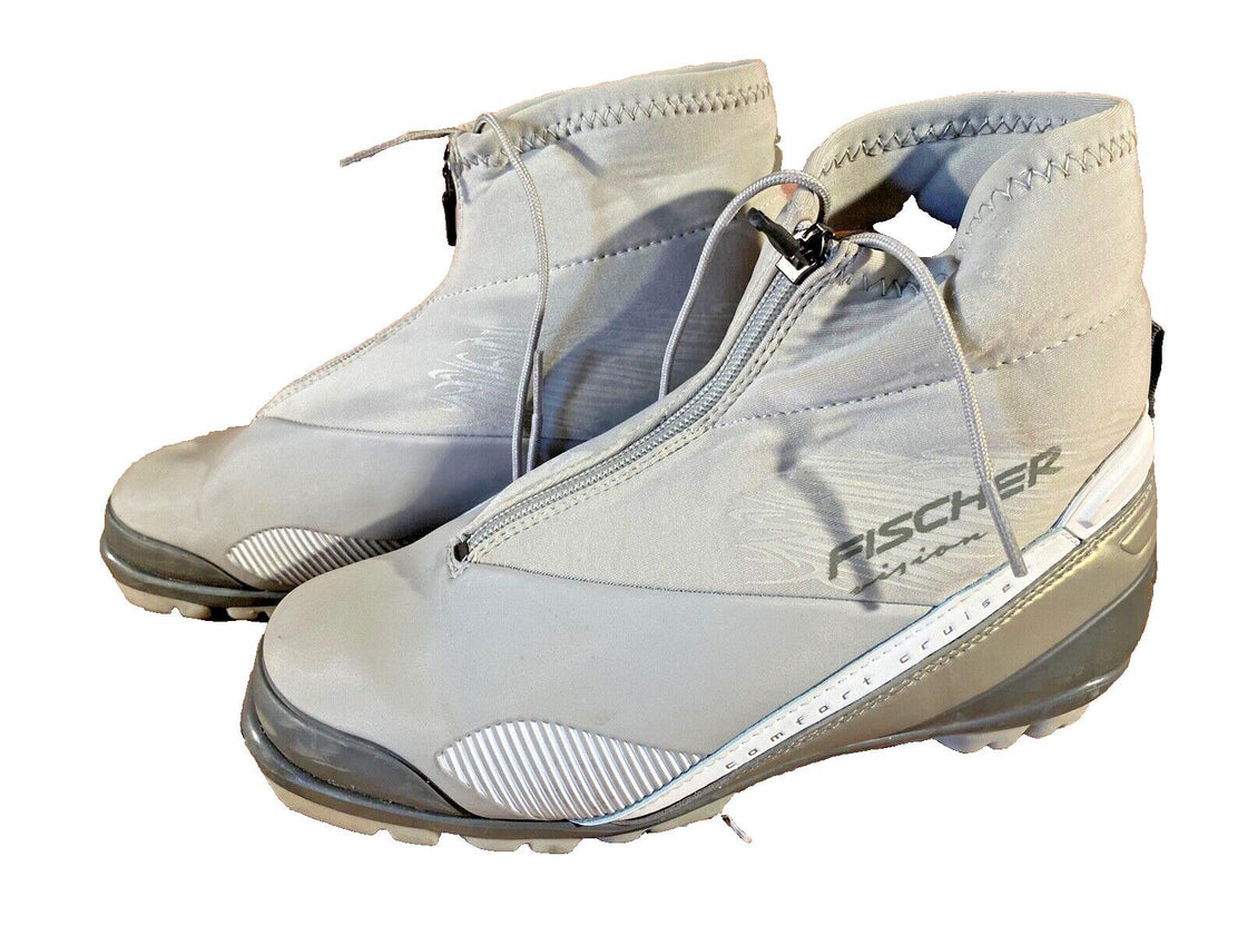 Fischer Comfort Cruiser Nordic Cross Country Ski Boots Size EU38 US6 NNN 1566