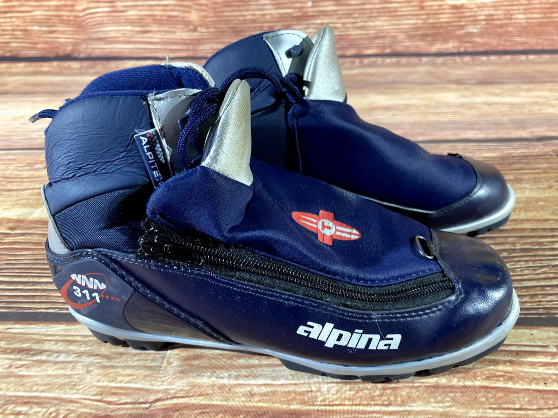 Alpina 311 Nordic Cross Country Ski Boots Size EU38 US6 for NNN 719