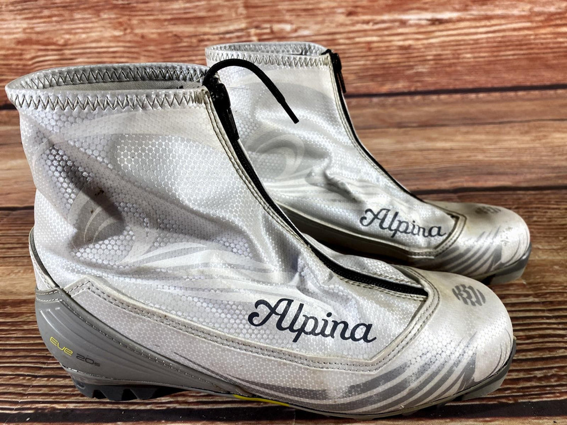 Alpina EVE20S Nordic Cross Country Ski Boots Size EU41 US8 for NNN 969