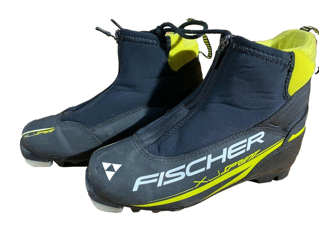 Fischer XJ Sprint Nordic Cross Country Ski Boots Size EU37 US5 NNN 1277