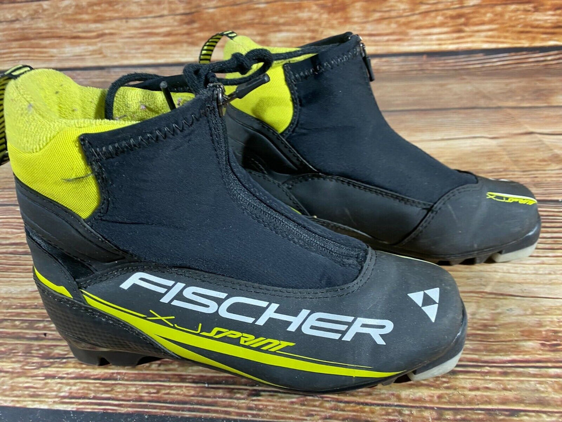 Fischer XJ Sprint Nordic Cross Country Ski Boots Size EU37 US5 NNN 1277