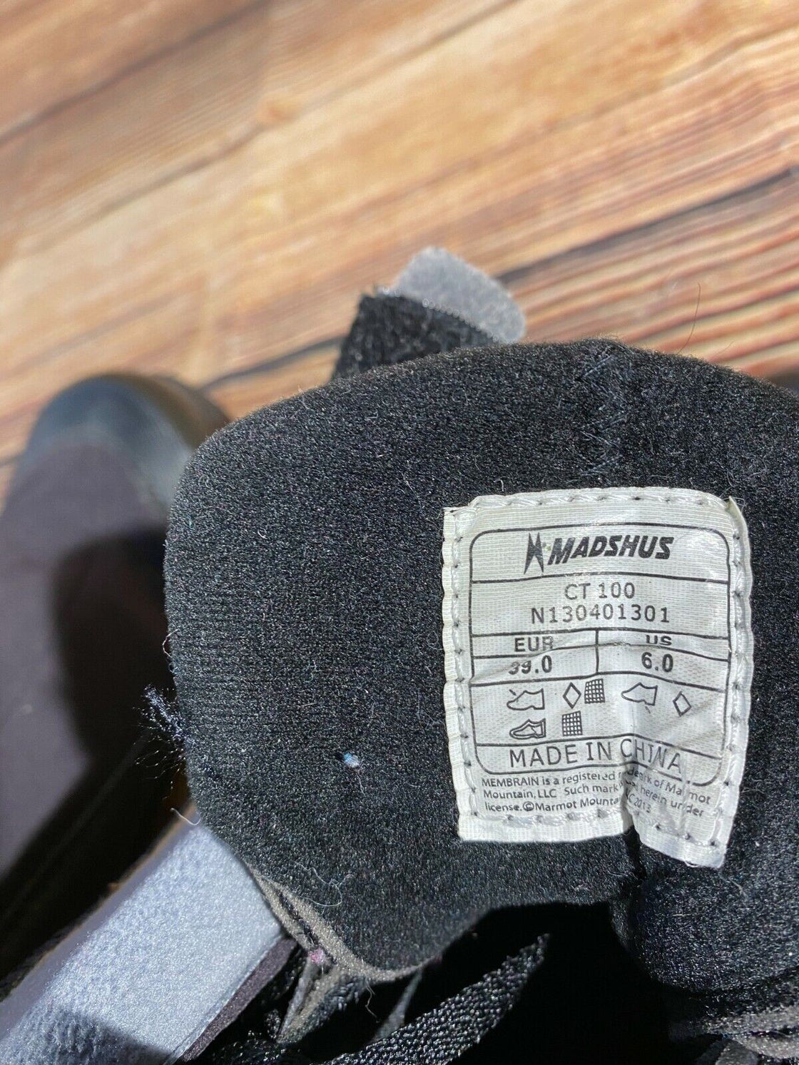 Madshus CT100 Cross Country Ski Boots Size EU39 US6 for NNN 2539