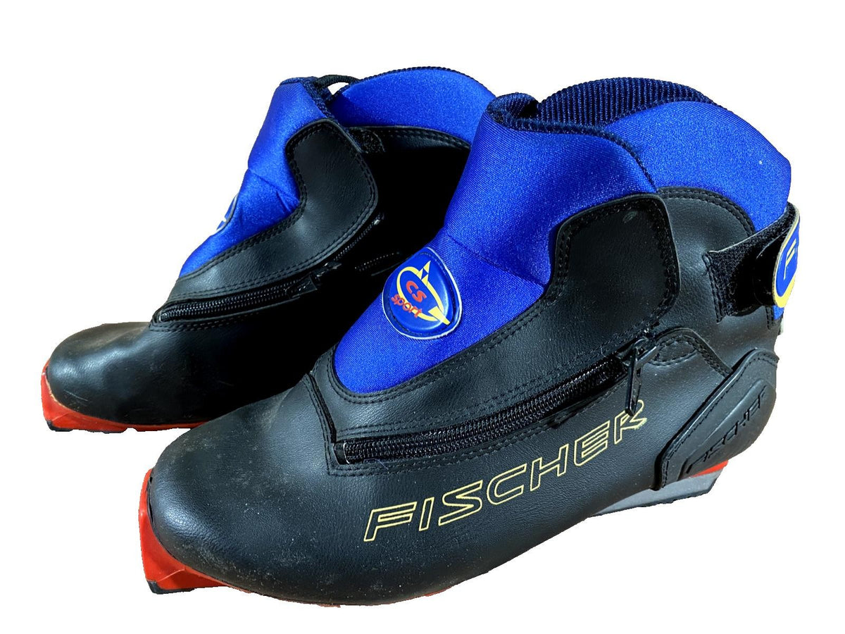 Fischer CS Sport Cross Country Ski Boots Classic SNS Profil EU 38 US 5 1115