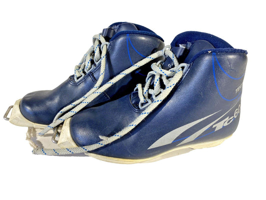 Tecno TC60 Cross Country Ski Boots Classic SNS Profil EU 34 US 2 Vintage 1205