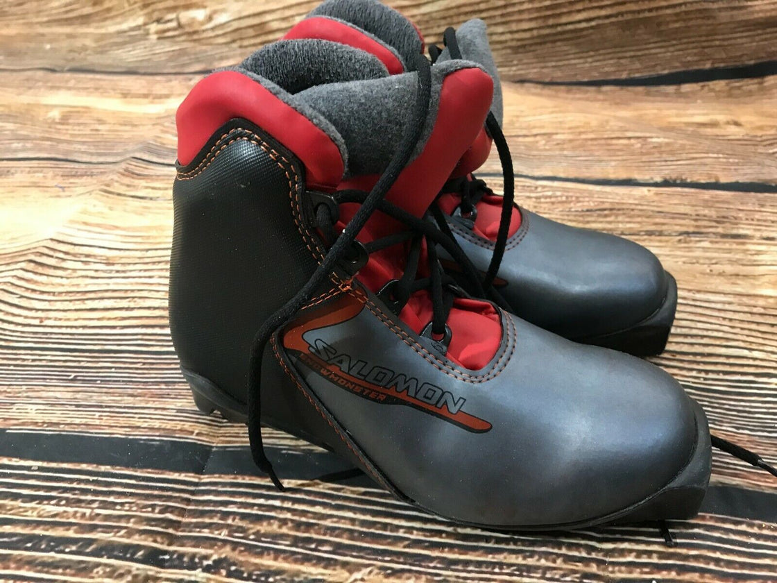 SALOMON Classic Cross Country Ski Boots Size EU35.5 US4 SNS Profil 2203