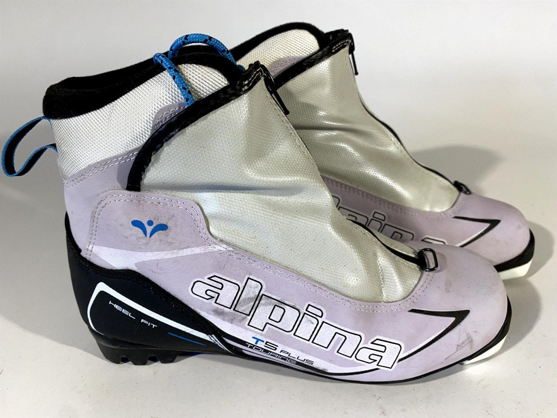 Alpina T5 Plus Nordic Cross Country Nordic Ski Boots Size EU39 US7 NNN 3184