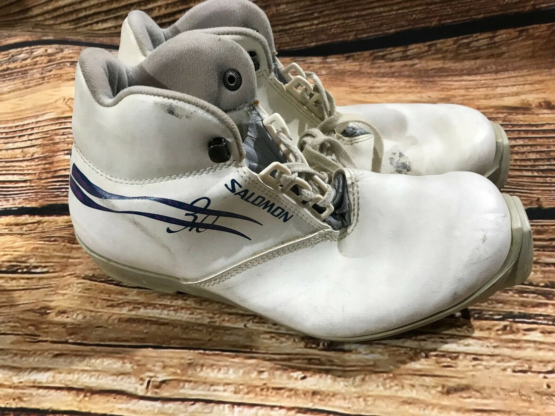 SALOMON 3.0 Cross Country Ski Boots Size EU38 US5 SNS Profil 2412