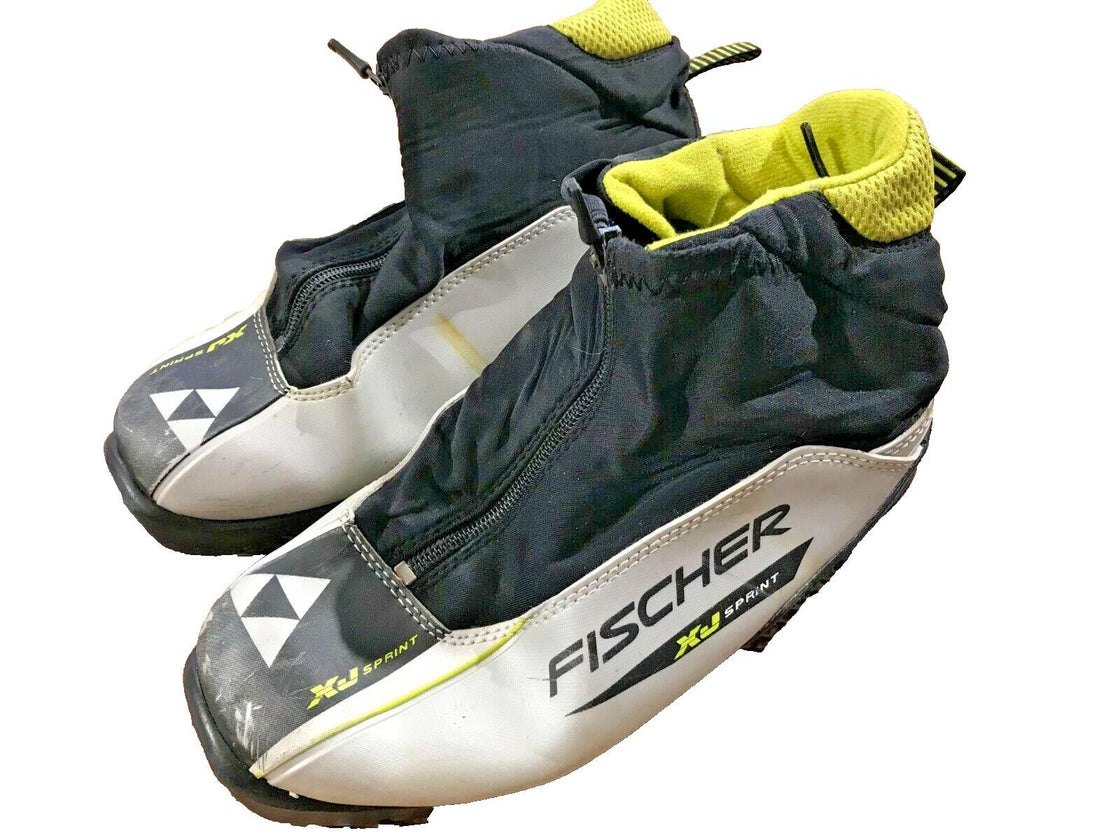 Fischer XJ Sprint Cross Country Classic Ski Boots Size EU38 US6 NNN 1171