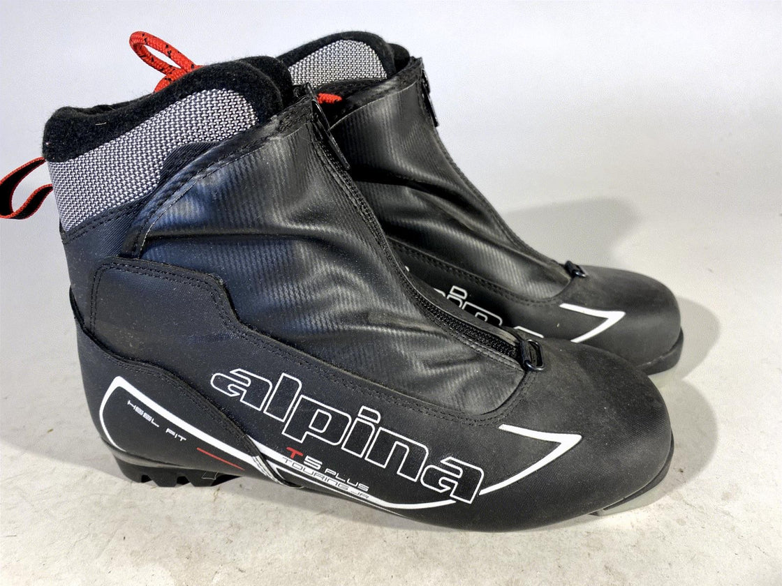 Alpina T5 Plus Nordic Cross Country Ski Boots Size EU38 US6 for NNN bindings 842