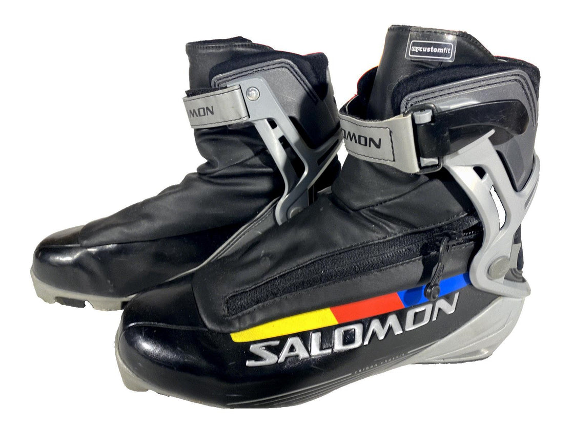 SALOMON Carbon Chassis Nordic Cross Country Ski Boots EU38 US5.5 SNS Pilot 2187