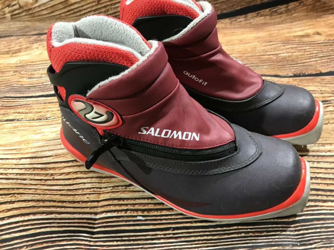 SALOMON Cross Country Ski Boots Size EU36 US4.5 SNS Profil 2343