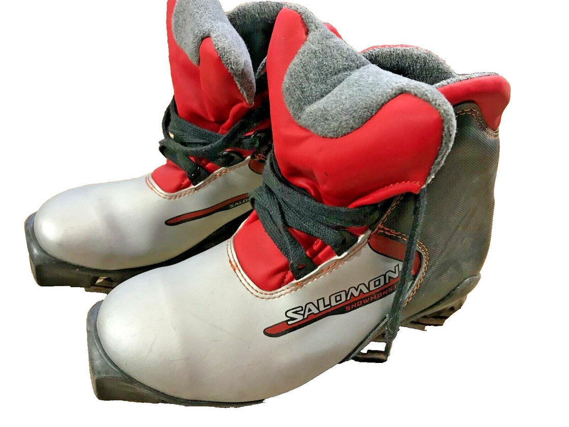 SALOMON Snowmonster Cross Country Ski Boots Size EU36 2/3 US4.5 SNS Profil 2215