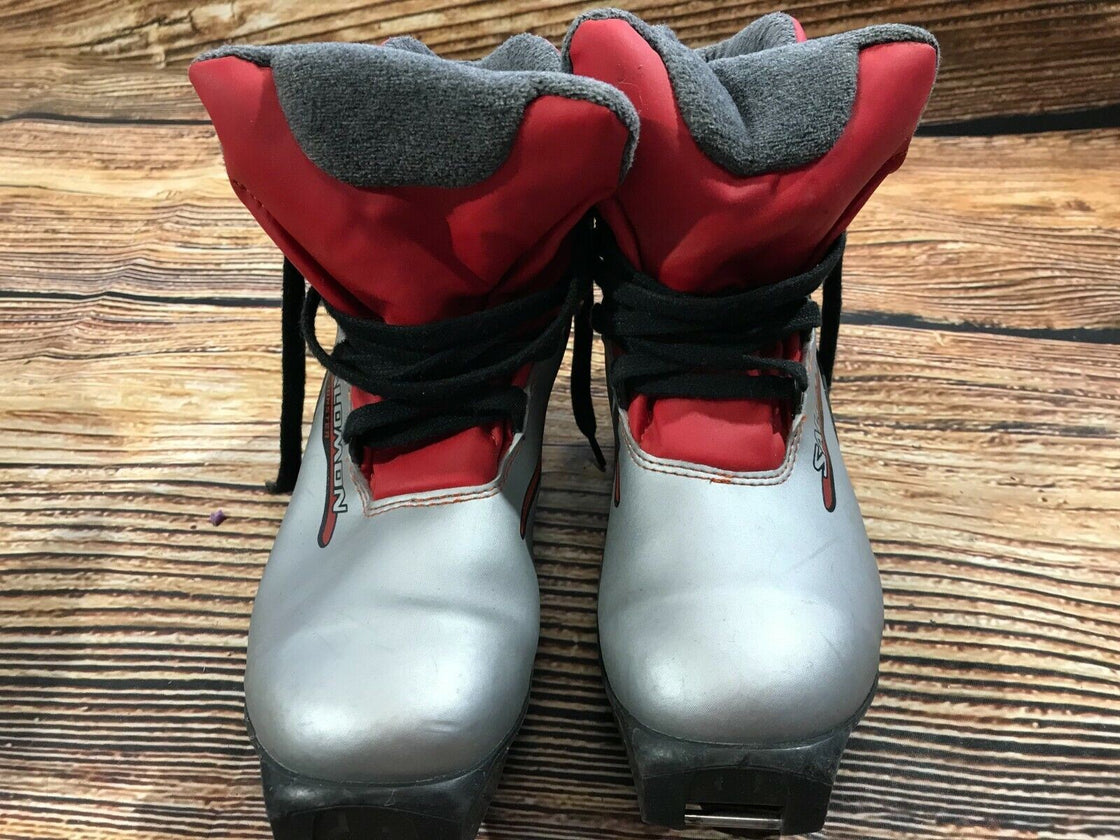 SALOMON Snowmonster Cross Country Ski Boots Size EU36 2/3 US4.5 SNS Profil 2215
