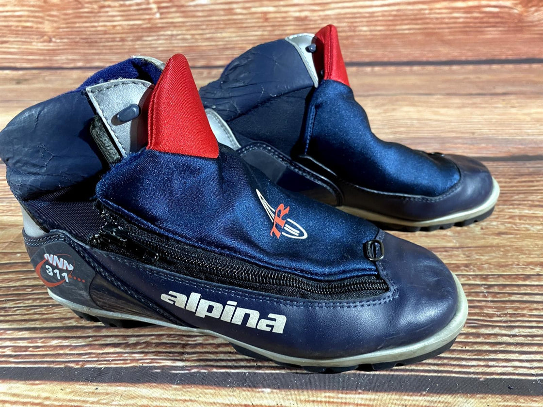 Alpina 311 Nordic Cross Country Ski Boots Size EU38 US6 for NNN 583