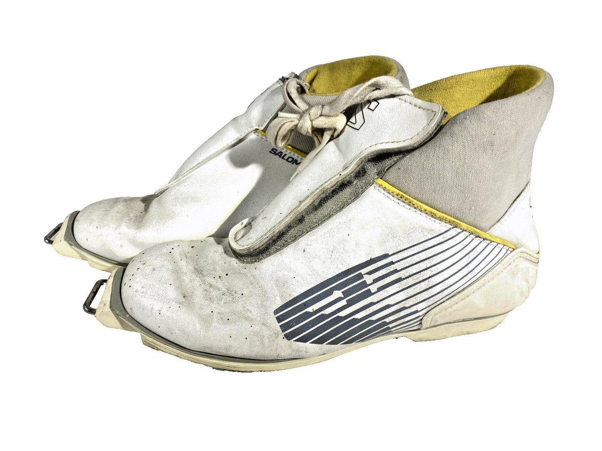 Salomon SR601 Cross Country Ski Boots Classic SNS Profil EU 41 US 8 Vintage 1237
