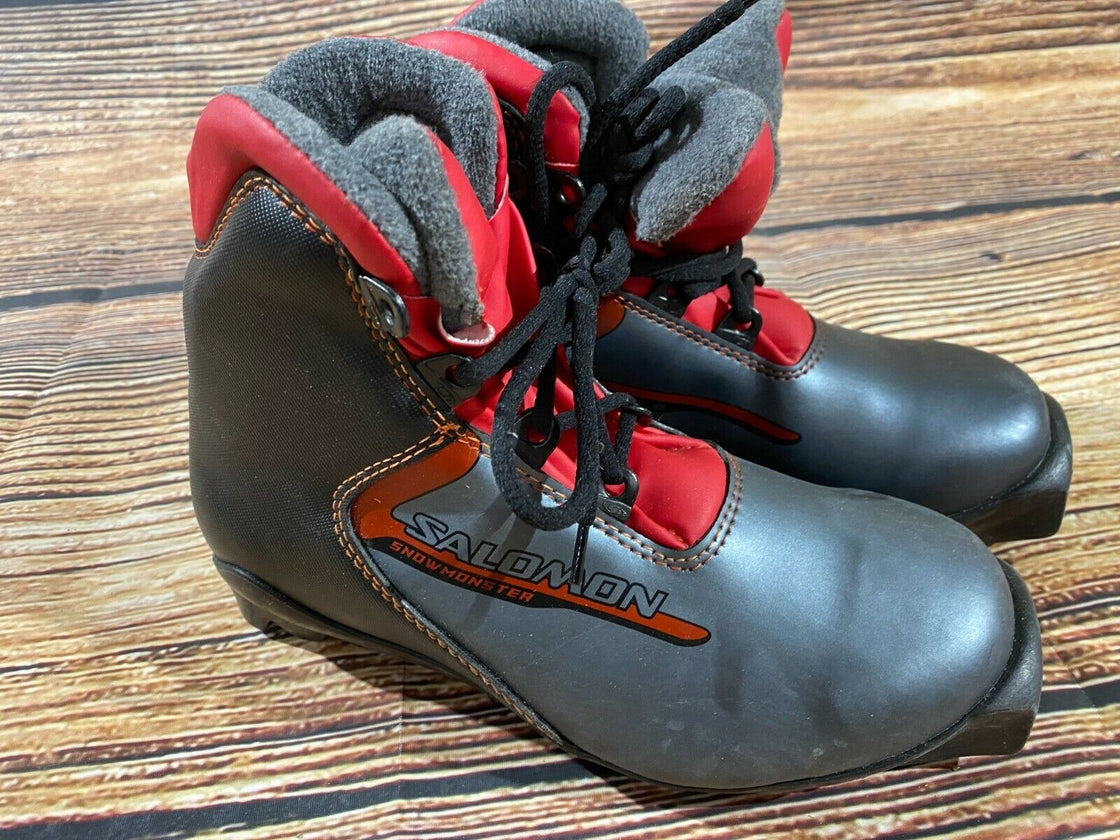 SALOMON Snowmonster Cross Country Ski Boots Size EU35.5 US3.5 SNS Profil 2219