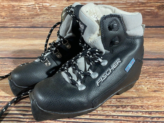 Fischer Cross Country Ski Boots Classic SNS Profil EU 31 US 13 Kids 200mm F-509